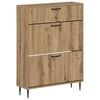 vidaXL Шкаф за обувки HAARLEM 78 x 24 x 103 см Инженерна дървесина