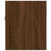 vidaXL Комплект мебели за баня от 2 части, кафяв дъб, инженерно дърво