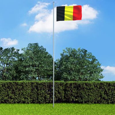 vidaXL Флаг на Белгия, 90x150 см