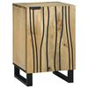 vidaXL Шкаф за мивка в баня Кафяво 38 x 33,5 x 58 см