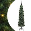 vidaXL С изкуствено коледно дърво с 300 LED светодиода Зелен 180 cm