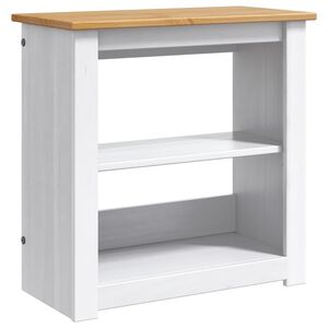 vidaXL Стойка за аквариум PANAMA Бяло и кафяво 60 x 30 x 60 cm