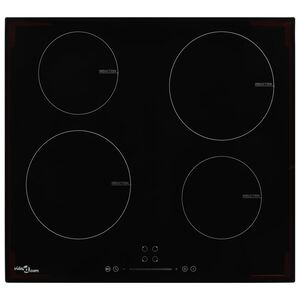 vidaXL Индукционен плот с 4 котлона, сензорен контрол, 7000 W