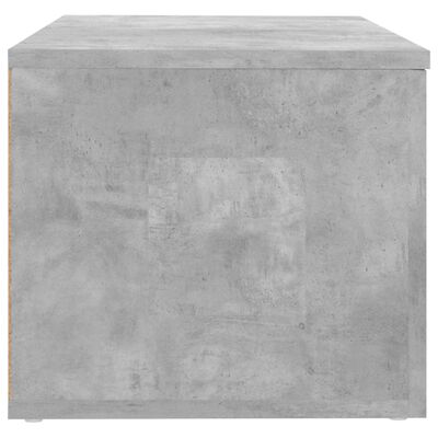 vidaXL ТВ шкаф, бетонно сиво, 80x34x30 см, ПДЧ