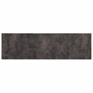 vidaXL Килим за кухня черен бетон 150 x 45 см 100% Полиамид Пере се