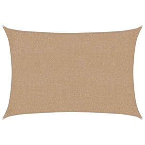 vidaXL Платно-сенник, 160 г/м&sup2;, таупе, 2x2,5 м, HDPE