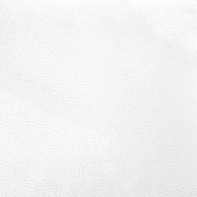 vidaXL Мека табла за легло, бяла, 80 см, изкуствена кожа