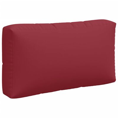 vidaXL Палетни възглавници, 3 бр, червени, текстил