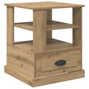 vidaXL Нощен шкаф Дъб 50 x 50 x 60 cm Инженерно дърво