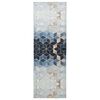 vidaXL Каса за килим LESAKA Сребристо 100 x 200 cm Диамантен велур