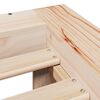 vidaXL Рамка за легло без матрак, 90x200 см, масивна чамова дървесина