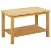 vidaXL Странична маса Натурален маслен 70 x 40 x 45 см