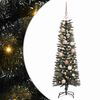 vidaXL С изкуствено коледно дърво с 150 LED светодиода Зелен 120 cm