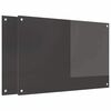 vidaXL Кухненски заден панел 2 pcs Тъмен сив 90 x 60 cm
