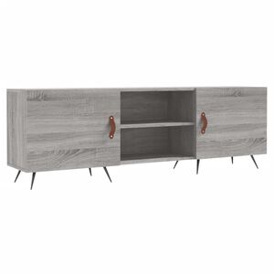 vidaXL ТВ шкаф, сив сонома, 150x30x50 см, инженерно дърво