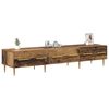 vidaXL ТВ шкаф с чекмедже Старо дърво 150 x 36 x 30 см Инженерно дърво