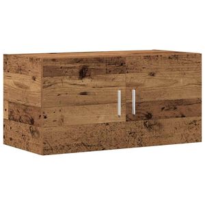 vidaXL Стенен шкаф, старо дърво, 80x39x40 см, инженерно дърво