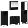 vidaXL Комплект мебели за баня 4 бр. Черния дъб 65 x 33 x 60 см