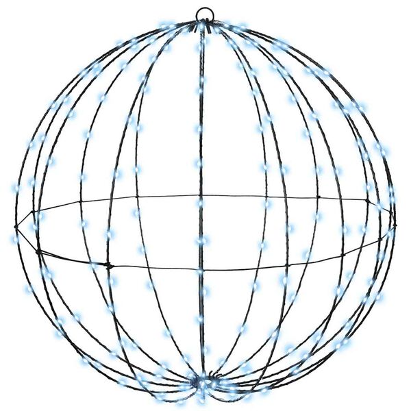 vidaXL Топка 2 pcs Студено бяло 59,5 x 59,5 x 63 см Метал