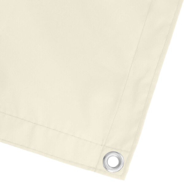 vidaXL Балконен екран Крем 100 x 200 cm Оксфордска тъкан