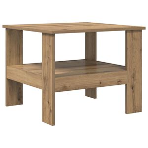 vidaXL Масичка за кафе Дъб 57 x 55 x 45 см Инженерна дървесина