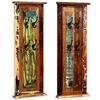 vidaXL Закачалки, 2 бр, регенерирана дървесина масив, 38x100 см