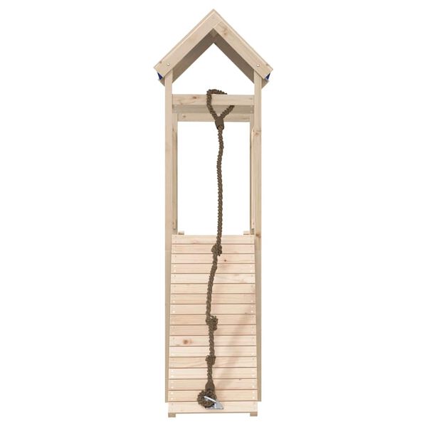 vidaXL Комбинирано детско съоръжение за игра на открито, бор масив