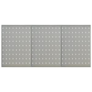 vidaXL Стенни панели за инструменти, 3 бр, 40x58 см, стомана