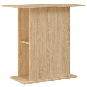 vidaXL Стойка за аквариум, дъб сонома, 75x36x72,5 см, инженерно дърво