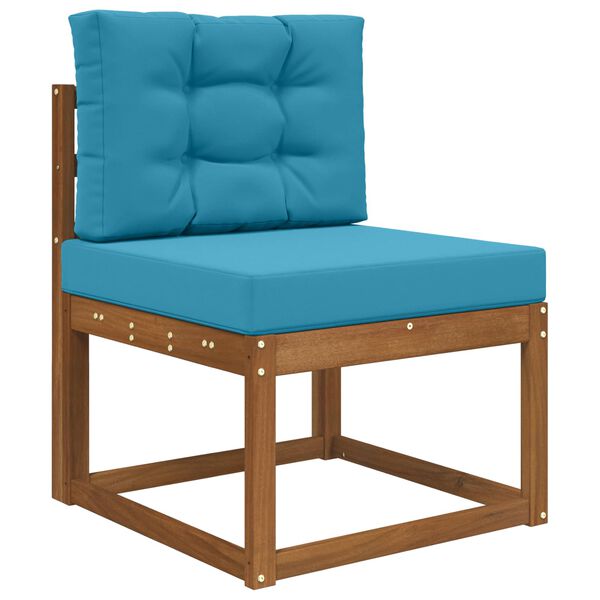 vidaXL Възглавница за диван на открито 2 pcs Кралско синьо Полиестер