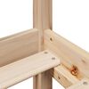 vidaXL Рамка за легло без матрак 200x200 см масивна чамова дървесина