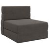 vidaXL Сгъваем диван легло Тъмносиво 70 x 80 x 60 cm Текстил