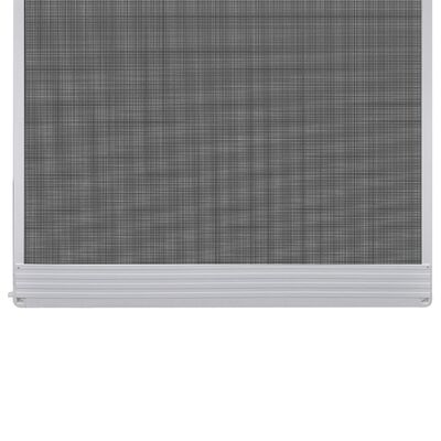 vidaXL Бял комарник за врата на панти, 120x240 см