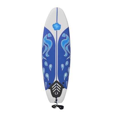 vidaXL Дъска за сърф, синя, 170 см