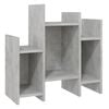 vidaXL Страничен шкаф, бетонно сив, 60x26x60 см, инженерно дърво