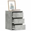 vidaXL Ъглов шкаф с чекмеджета бетонно сив 40x41x58 см инженерно дърво