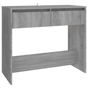 vidaXL Конзолна маса, сив сонома, 89x41x76,5 см, инженерно дърво