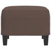vidaXL Табуретка, кафява, 60x50x41 см, изкуствена кожа