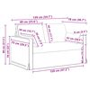 vidaXL Комплект дивани 2 pcs Тъмен сив 139 x 78 x 80 см текстил