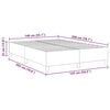 vidaXL Платформено легло Синьо 140 x 200 cm текстил