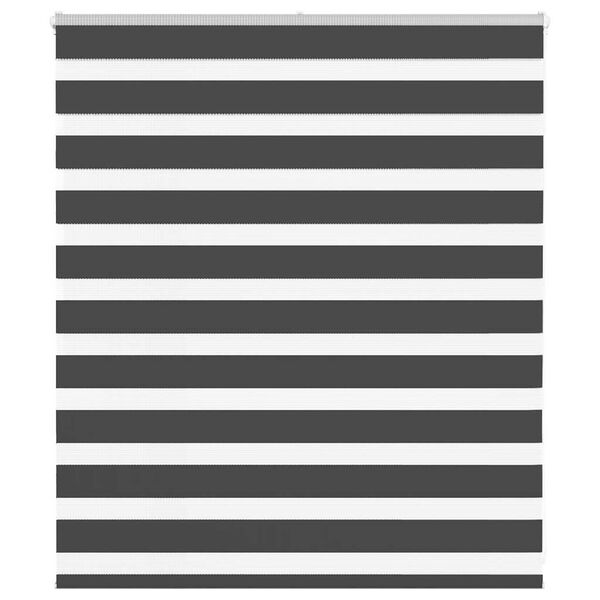 vidaXL Зеброва щора 135x100 см Ширина на плата 130,9 см полиестер