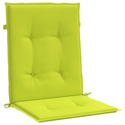 vidaXL Възглавници за столове 6 бр яркозелени 100x50x3 см Оксфорд плат