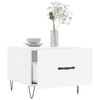 vidaXL Кафе маси, 2 бр, Бял гланц, 50x50x40 см, инженерно дърво
