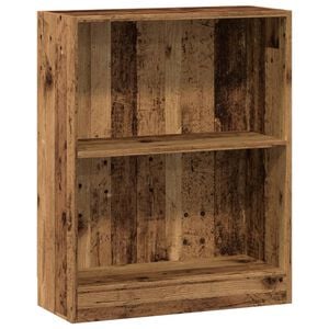 vidaXL Библиотека, старо дърво, 60x24x76 см, инженерно дърво