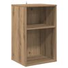 vidaXL Шкаф за грамофонни плочи Дъб артизан 38 x 33 x 61 см