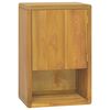 vidaXL Стенен шкаф за баня, 45x30x70 см, тиково дърво масив