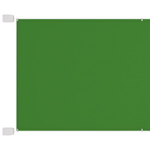 vidaXL Вертикален сенник, светлозелен, 180x270 см, оксфорд плат