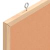 vidaXL Коркова дъска с рамка от масивна борова дървесина 60x55 см