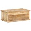 vidaXL Маса за кафе с врата, 90x50x35 cм, мангово дърво масив