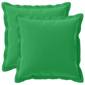 vidaXL Калъфка за възглавница 2 бр. HOUTEN Зелено 30 x 30 cm Полиестер